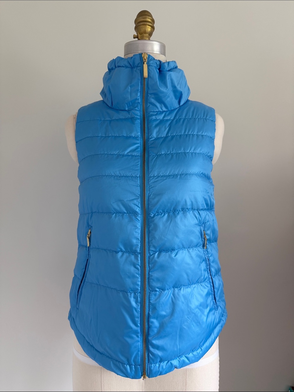 Lilly Pulitzer Palm Paradise Vest in Zanzibar Blue- Size XS